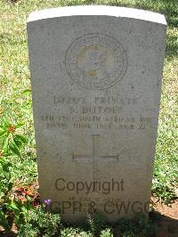 Dar Es Salaam War Cemetery - Du Toit, B